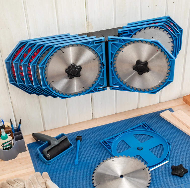 Rockler Saw Blade Storage System