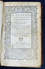 1618 A Lexicon Relevant to Alchemists and Physicians LATIN AND GREEK Medicine