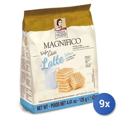 9x Multipack Vicenzi Milchwaffeln 125 Gr