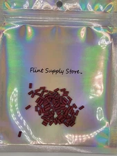 Red Lighter Flints 100 Pcs, Premium Flint Replacement Refills, Brand Compatible