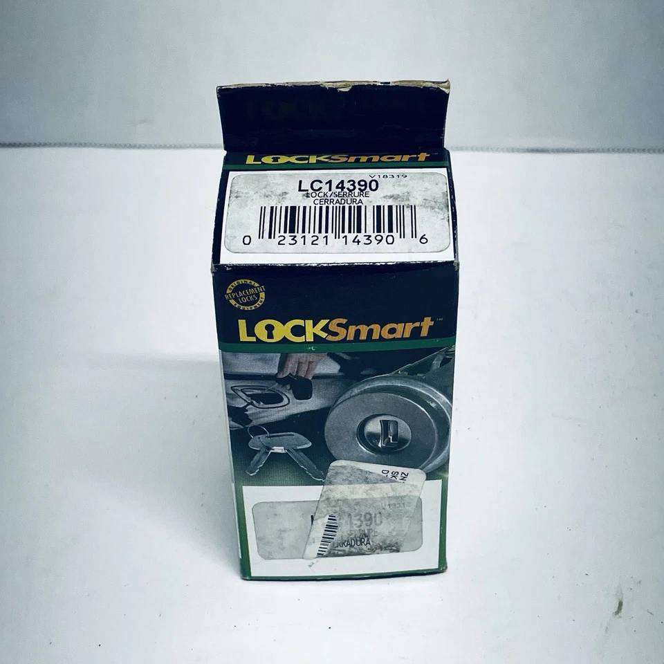 Cilindro de bloqueo de encendido con 2 llaves LC14390 nuevo stock antiguo Ford Lincoln Mercury Foto 3 de 3