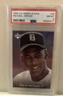 Michael Jordan Baseball PSA 8 NM-MT 2-Card Lot 1994 Classic 1995 U.D. Minor L