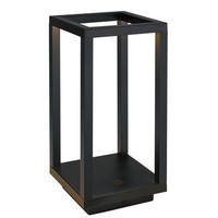 Led Laterne Lampe Tischlampe Kabellos IP44 Dimmbar Touch Akku Cct 22Cm Schwarz