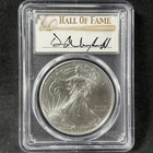 2020 Dave Winfield Autograph Silver Eagle Baseball Hall Of Fame FDOI MS 70 Pop 4