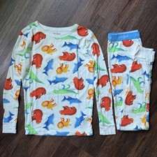 Cat  Jack Kids Size 14 Snug Fit 2 Piece Pajama Set Animals  Dinos XL Boys Girl