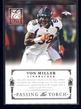 2013 Panini Elite Luke Kuechly / Von Miller #20 Passing the Torch Silver