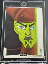 2025 Topps Star Wars Galaxy LUMINARA UNDULI Sketch Card
