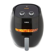 Tower Air Fryer T17071 Vortx Vizion Manual Air Fryer, 7L, 1800W, Black