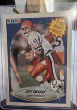 1990 Fleer - Jeff George #347 (RC)