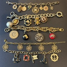 Bracelet Lot XL Charms Nautical Horse Sororit...