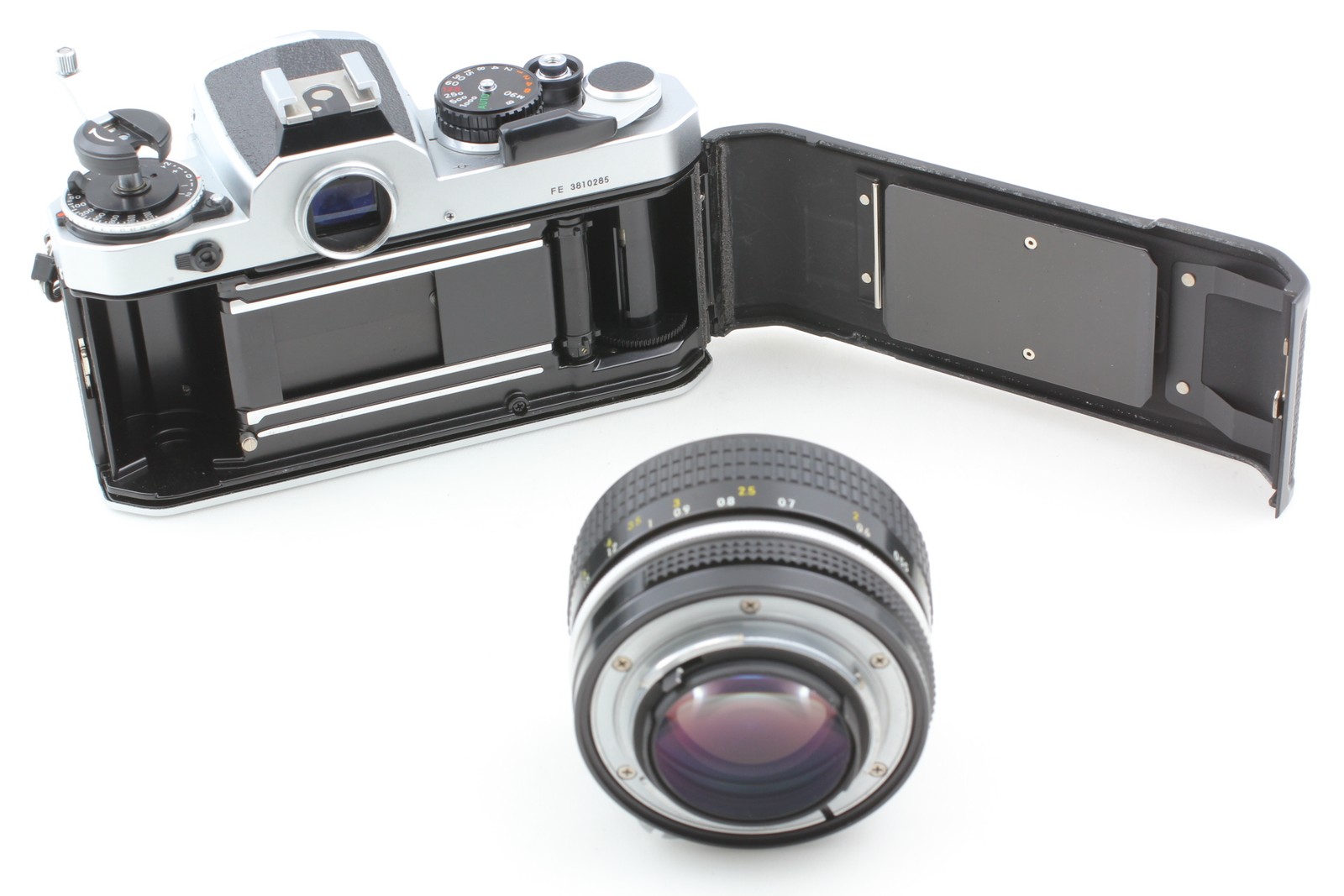 [Near MINT] Nikon FE 35mm SLR Film Camera Non Ai 50mm f/1.4 Lens  From JAPAN