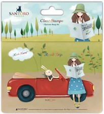 Santoro Gorjuss Road Trip Clear Stamp Scrapbooking