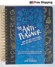 The Anti-Planner Dani Donovan ADHD Productivity Activity Book Spiral Bound