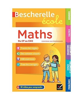 Bescherelle école - Maths [CP, CE1, CE2, CM1, CM2]: tout le programme de maths 
