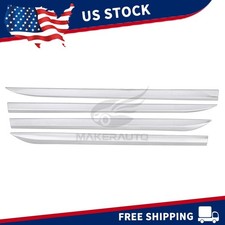 For Toyota Sienna 2011-2020 Abs Outside Door Body Side Molding Chrome New