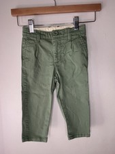 Baby Gap Olive Green Khaki Pants Adjustable Waist Toddler Boy Size 2 Years