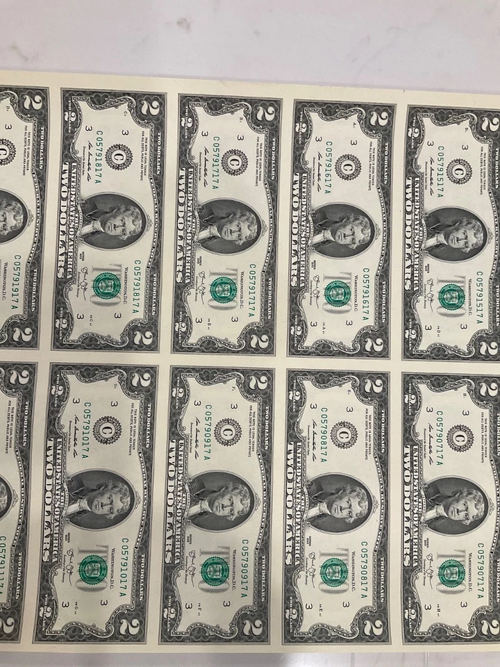 2 Dollar 16 Note sheet 2013 - Image 4 of 4