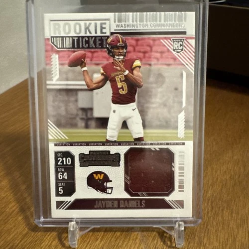 2024 Panini Contenders Rookie Ticket Swatches Variation Jayden Daniels #RTS-JDS