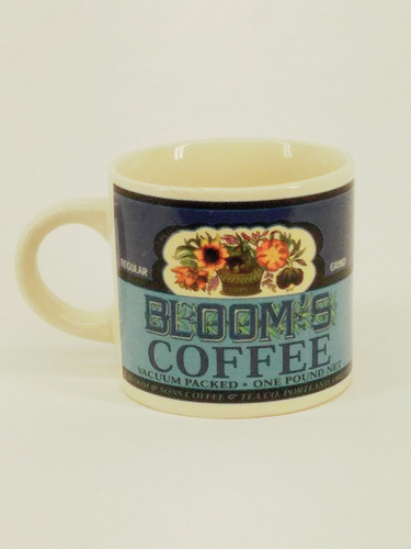 Blooms Collector's Blue Floral Coffee Mug – Vintage Ceramic Mug
