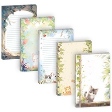 100 Sheets Cute Cat A5 Refill Papers for Planner Insert Binder, Thick Kitty L...