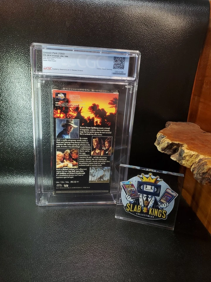 Jurassic Park (VHS-1994) MCA Home Video,  CGC Graded (9.4-A) MINTY 1st Release! - Image 3 of 4