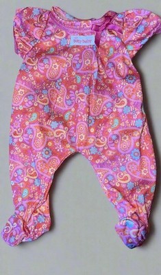 AMERICAN GIRL Bitty Baby Doll Pink Paisley Sleeper