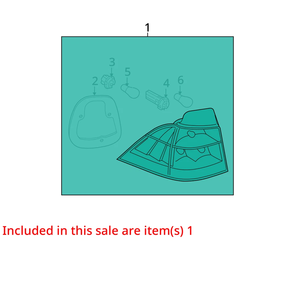 Luz trasera lateral derecha para pasajero BMW 535i 2008-2010 OEM ASJ8C Foto 3 de 4