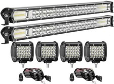 LED Light Bar Kits for Truck - 20 Inch Slim 22 Inch Light 4 Inch Light kit