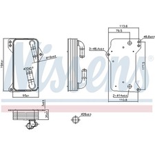 ORIGINAL® Nissens 91505 Ölkühler, Automatikgetriebe für VW PASSAT B8 Variant