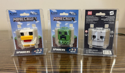 Minecraft Fidget Spinner Set Of 3