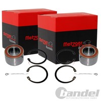 2X Metzger RADLAGER-SATZ Vorne Passend FÜR Daewoo Nexia Opel Ascona Astra Corsa