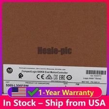 Allen Bradley 5069-L306ERM /A CompactLogix 600KB Enet Motion US Free Tax