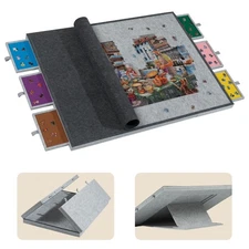 2000 Piece Foldable Jigsaw Puzzle Table with Cover, 3-Tilting-Angle Plateau, ...