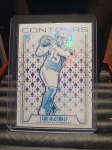 2024 Panini Phoenix - Contours Ladd McConkey Purple #CON-LMY (RC)