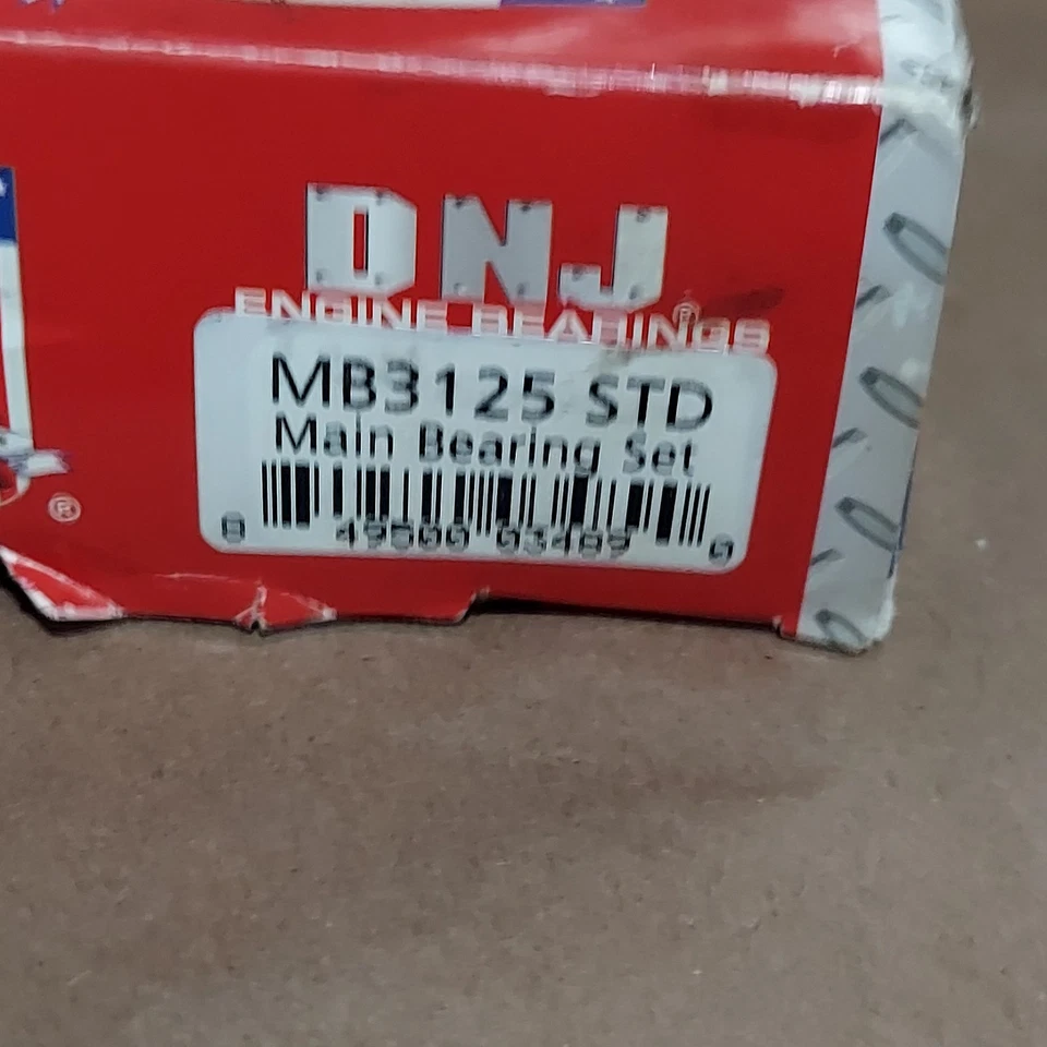 DNJ MB3125 主轴承套件 适用于 80-14 雪佛兰 GMC Astro 3.8L 4.3L OHV — 第 3/4 张图片