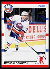 Hubie McDonough, 1990-91 Score American, #222, New York Islanders, RC