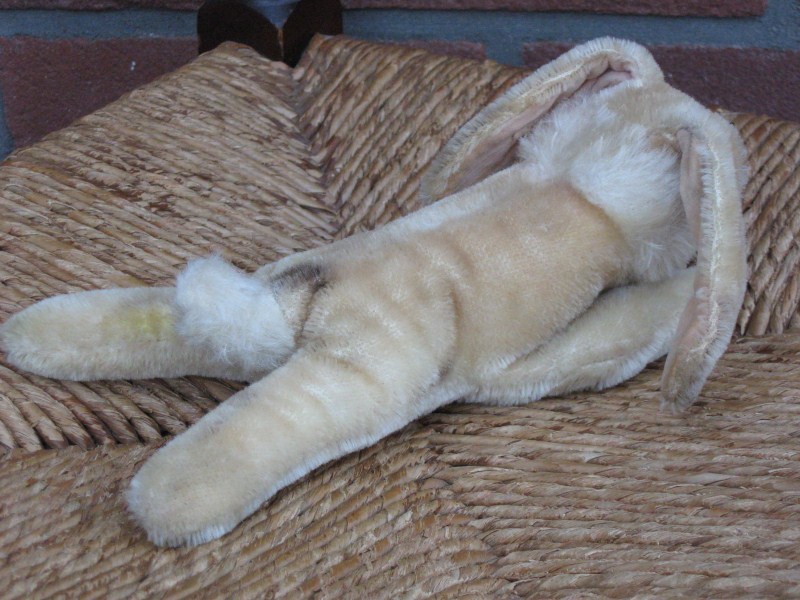 Steiff Floppy Hansi Bunny Rabbit Mohair NO ID 5527/17 1977