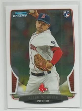Allen Webster Arizona 2013 Bowman Chrome Draft Rookie Card