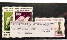 TIMBRES DAHOMEY 1964 - 65 YT N° 216 - 217 ET 222 NEUFS ** MNH