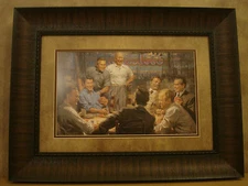 ANDY THOMAS FRAMED "Grand Ol' Gang" OPEN EDITION PRINT "US PRESIDENTS" 