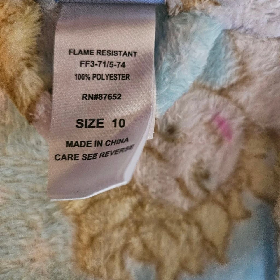 Disney Frozen Elsa 10 Blue Robe with Pockets - Image 4 of 4