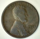 1924 D Lincoln Wheat Cent Coin VG US Penny Very Good Circulated Denver Bronze 1c