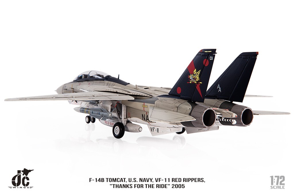 F-14B Tomcat USN VF-11 Red Rippers, Last F-14 Cruise, JC F-14B Tomcat USN VF-11 Red Rippers, Last F-14 Cruise, JC