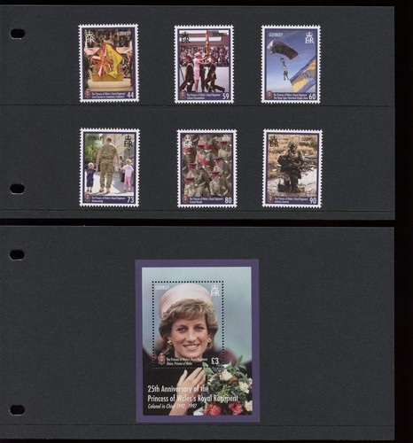 2017 Guernsey Presentation Pack- 25th Anniversary - Princess of Wales's Regiment - Picture 2 of 3