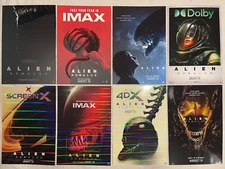 2024 Alien Romulus Original IMAX 4DX Dolby Movie Poster 13x19 SET OF 8 IN HAND