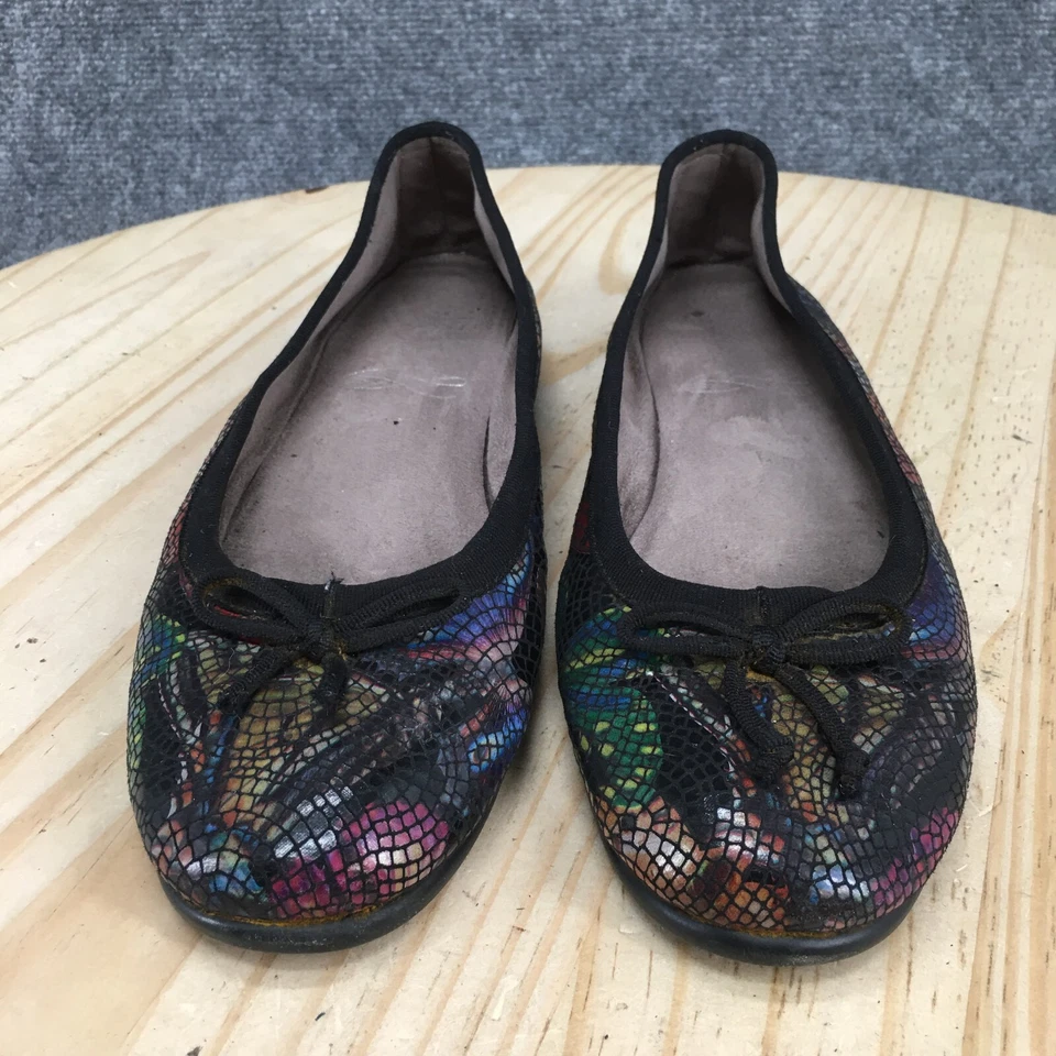 Aerosoles Shoes Womens 8.5 Homebet Ballet Flats Multicolor Slip On Mesh Bow - Image 4 of 4