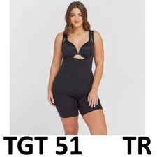 ASSETS by SPANX Women's Remarkable Results All-In-One Body Slimmer - Black, 1X