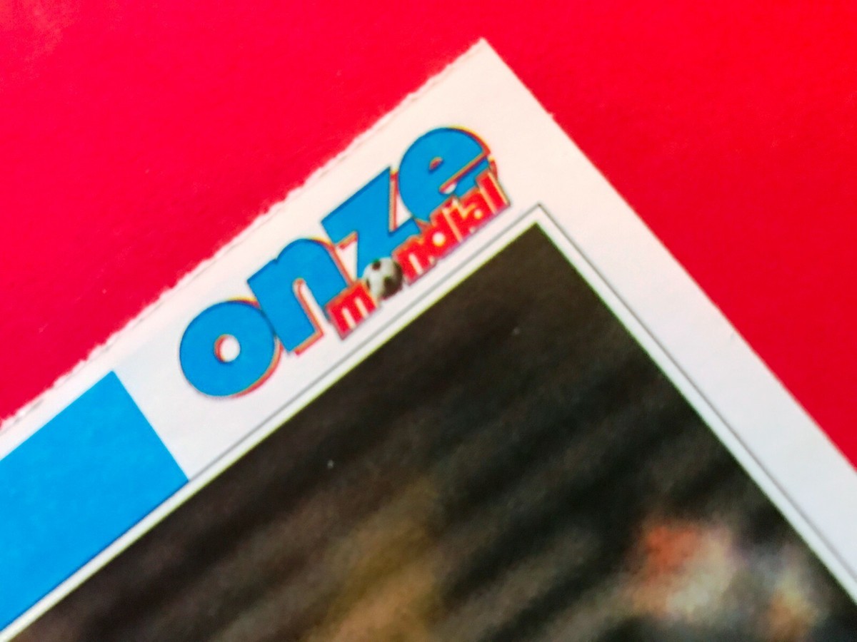 Card Zinedine Zidane Onze Mondial Rookie As Cannes 1991 French