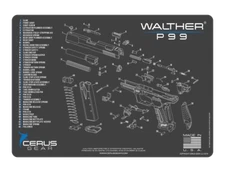 For Walther P99 Cerus Gear  Armorers Cleaning Bench Mat PREMIUM Made In USA 