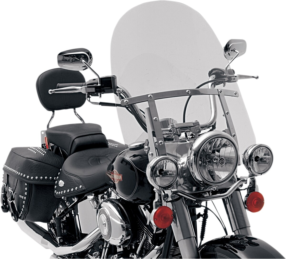 Memphis Shades 21in Memphis Fats Motorcycle Windshield 7in Cutout